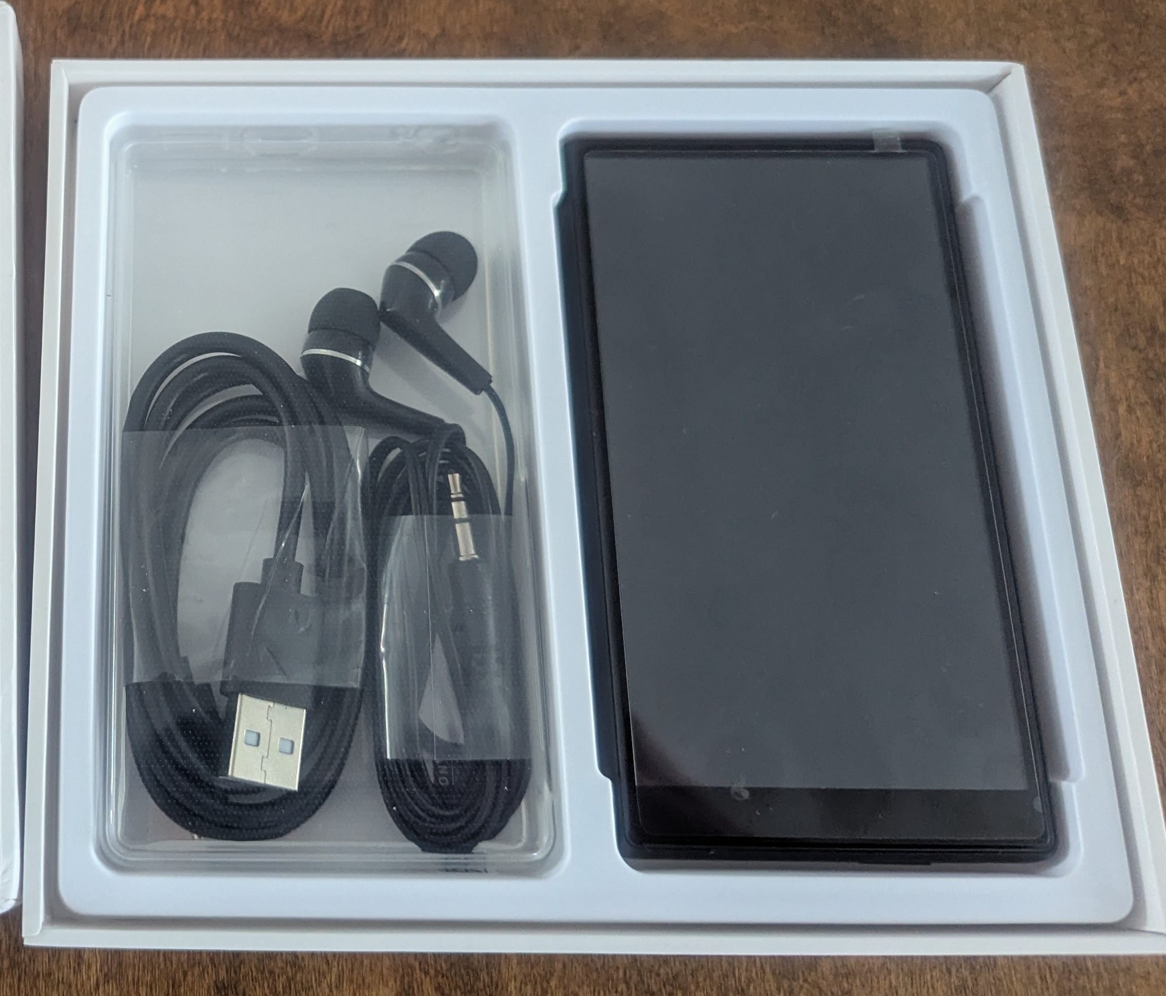 MP3 player fresh out of the box