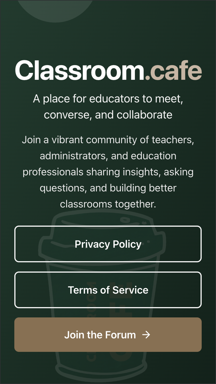 Screenshot of about page